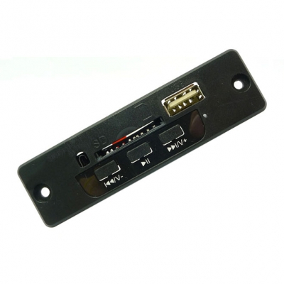 ماژول پنلی پخش فایلهای صوتی از حافظه SD و USB با فرمت WAV و MP3 با تقویت کننده استریو 3 وات