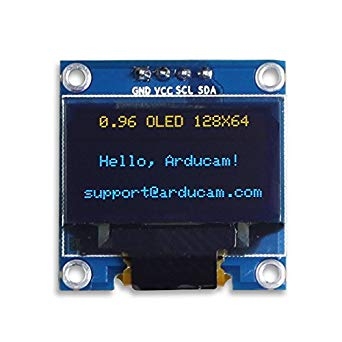 ماژول نمایشگر OLED زرد و آبی 0.96اینچ با رابط I2C سایز 128x64
