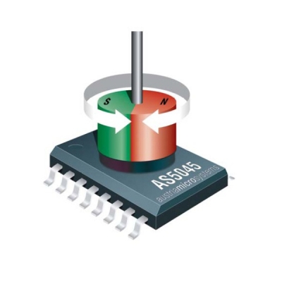 Sensors - Magnet & Compass - COM-00080 - AS5045 12 Bit Programmable ...