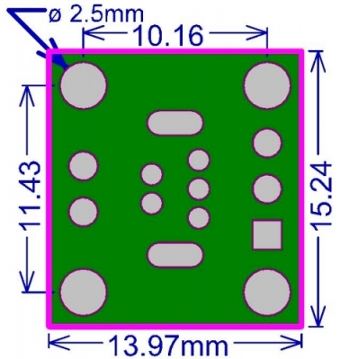 ماژول مادگی MINI USB + PCB لحیم شده