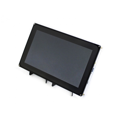 نمایشگر 10.1 اینچ TFT رنگی با تاچ خازنی 1024x600 با ورودی  HDMI / VGA به همراه قاب پلکسی مدل H محصول Waveshare