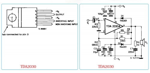 ماژول تقویت کننده صدای  18W DC/AC12V  TDA2030A