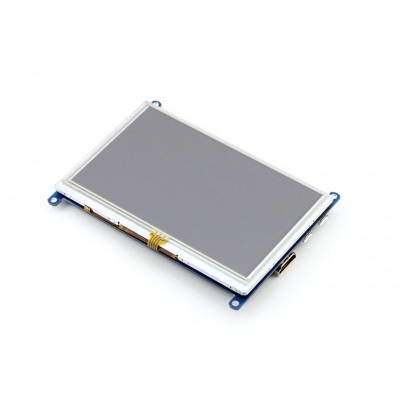 نمایشگر 5 اینچ (B) رنگی 800x480 با تاچ مقاومتی USB با ورودی HDMI مولتی سیستم محصول Waveshare