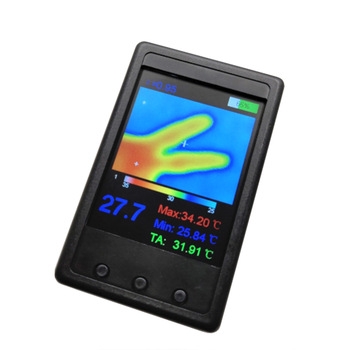 سنسور دمای مادون قرمز MLX90640 (دوربین حرارتی) GY-MCU90640 با میکروکنترلر STM32 دارای LCD