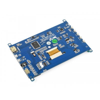 نمایشگر 7 اینچ IPS سری(H) تاچ خازنی 1024x600 ورودی HDMI  مولتی سیستم محصول Waveshare