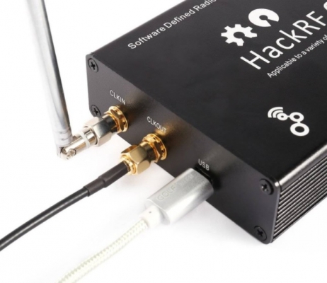 ماژول Hack RF One SDR به همراه باکس و  TCXO Clock CLK-A 10MHz
