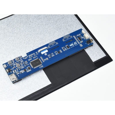 نمایشگر 15.6 اینچ QLED تاچ خازنی 1920x1080 HDMI Optical Bonding IPS Toughened Glass panel, 100 sRGB Touch Screen