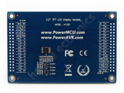 ماژول TFT LCD رنگی 3.2 اینچ تاچ HY32D