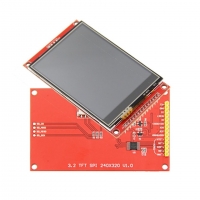 ماژول نمایشگر 3.2 اینچ TFT ILI9341 SPI با قابلیت نصب حافظه SD  تاچ مقاومتی
