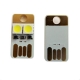 ماژول چراغ LED کوچک USB دارای دو LED با نور سفید مهتابی
