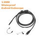 5.5mm USB OTG Endoscope Camera 1.5m Cable with Hook and Side Mirror and Magnet Head