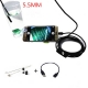 5.5mm USB OTG Endoscope Camera 1.5m Cable with Hook and Side Mirror and Magnet Head